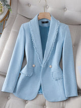 Blazers pour femmes : Blazer Femme Polyester Franges Accessoires in van Seroa