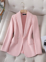 Blazers pour femmes : Blazer Femme Polyester Franges Accessoires in van Seroa