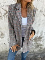 Autumn Collection : Blazer Femme Élégant Mode Féminine in Rouge van Seroa
