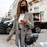 Blazers pour femmes : Blazer Femme Noir Polyvalente Mode in van Seroa