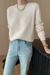 Autumn Collection : Blouse Femme Manches Longues Col Rond Laine in van Seroa