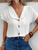 Blouses : Chemisiers Femme Chemise Coton Ample Boutonnée in van Seroa