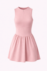 Women's Sportswear : Robe de tennis avec soutien-gorge push-up intégré Femme in Rose poudré van Seroa