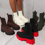 Bottes pour femmes : Ensemble Femme Élégant Bottes Chaussettes in van Seroa
