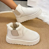 Bottes décontractées pour femmes : Veste Fourrure Femme Décontracté Beige in Blanc van Seroa