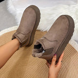 Bottes décontractées pour femmes : Veste Fourrure Femme Décontracté Beige in Gris foncé van Seroa