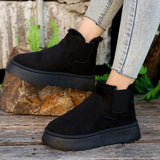 Bottes décontractées pour femmes : Veste Fourrure Femme Décontracté Beige in Noir van Seroa