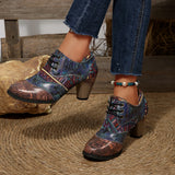 Bottes pour femmes : Bottes Femme Bohème Cuir in van Seroa