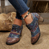 Bottes pour femmes : Bottes Femme Bohème Cuir in van Seroa