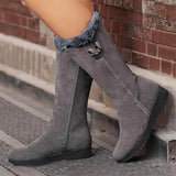 Bottes d'hiver : Bottes Femme Hiver Confortables Antidérapantes in Gris van Seroa