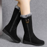 Bottes d'hiver : Bottes Femme Hiver Confortables Antidérapantes in Noir van Seroa