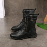 Bottes pour femmes : Chaussures Femme Bottes Hiver Automne in Noir Navajo van Seroa