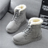 Bottes pour femmes : Chaussures Femme Bottes Hiver Automne in Gris foncé van Seroa