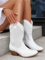 Bottes pour femmes : Bottes Femme Cuir Noir Légères, Confortables & Modernes pour un in van Seroa