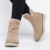 Bottes pour femmes : Chaussures Femme Bottines Chunky Bottes in BEIGE ACTIVE van Seroa