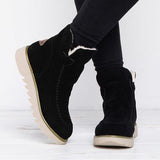 Bottes pour femmes : Chaussures Femme Bottines Chunky Bottes in NOIR MANHATTAN van Seroa