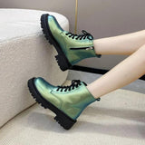 Bottes pour femmes : Bottes Femme Bottines Lacets in van Seroa