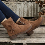 Bottes pour femmes : Bottes Femme Bottines Confortables in van Seroa