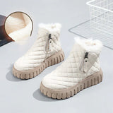 Bottines : Chaussures Femme Bottines Design Carreaux in Blanc van Seroa