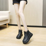 Bottines : Chaussures Femme Bottines Design Carreaux in van Seroa