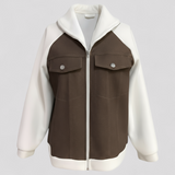 Autumn Collection : Veste Femme Polyester Col in Vert van Seroa