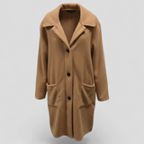 Autumn Collection : Veste Femme Manteau Laine Polyester in Kaki van Seroa