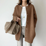 other : Gilet sans Manche Femme Laine Minimaliste in Marron van Seroa