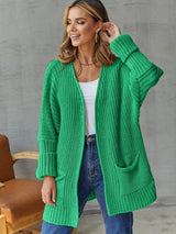 Autumn Collection : Gilet sans Manche Femme Noir Ample Coton in Vert van Seroa