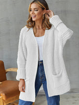 Autumn Collection : Gilet sans Manche Femme Noir Ample Coton in Blanc van Seroa