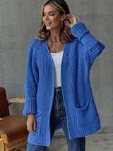 Autumn Collection : Gilet sans Manche Femme Noir Ample Coton in Bleu van Seroa