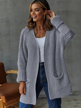 Autumn Collection : Gilet sans Manche Femme Noir Ample Coton in Gris van Seroa
