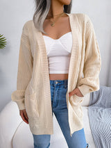 Autumn Collection : Gilet sans Manche Femme Ample in Beige van Seroa