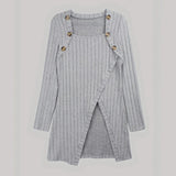 Autumn Collection : Pull Femme Denim Asymétrique in van Seroa