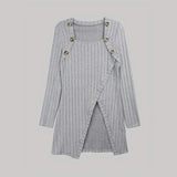 Autumn Collection : Pull Femme Denim Asymétrique in van Seroa