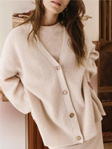 Cardigan : Cardigan Femme Décontracté Gilet Maille in van Seroa