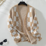 Cardigan : Cardigan Femme Gilet Manches Lanternes in van Seroa