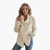 Cardigans pour femmes : Gilet sans Manche Femme Longues in Beige van Seroa