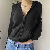 Autumn Collection : Gilet sans Manche Femme Coton in Noir van Seroa
