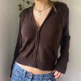 Autumn Collection : Gilet sans Manche Femme Coton in Marron van Seroa