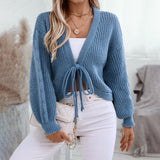 Cardigan : Gilet sans Manche Femme Taille Haute Dentelle in van Seroa