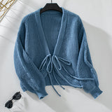 Cardigan : Gilet sans Manche Femme Taille Haute Dentelle in van Seroa