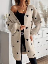 Cardigan : Cardigan Femme Gilet Doux Motif in van Seroa