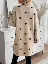 Cardigan : Cardigan Femme Gilet Doux Motif in van Seroa