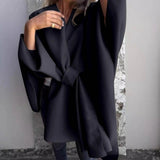 Autumn Collection : Gilet Femme Manches Batwing Polair Autumn Collection in Noir van Seroa