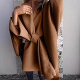 Autumn Collection : Gilet Femme Manches Batwing Polair Autumn Collection in Marron van Seroa