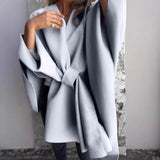 Autumn Collection : Gilet Femme Manches Batwing Polair Autumn Collection in Gris van Seroa