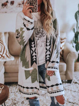 Cardigans pour femmes : Gilet sans Manche Femme in Blanc van Seroa