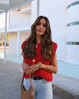 Autumn Collection : Cardigan Femme sans Manches in van Seroa