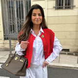 Autumn Collection : Cardigan Femme sans Manches in van Seroa