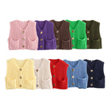 Autumn Collection : Cardigan Femme sans Manches in van Seroa